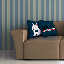 coffee dog pillows